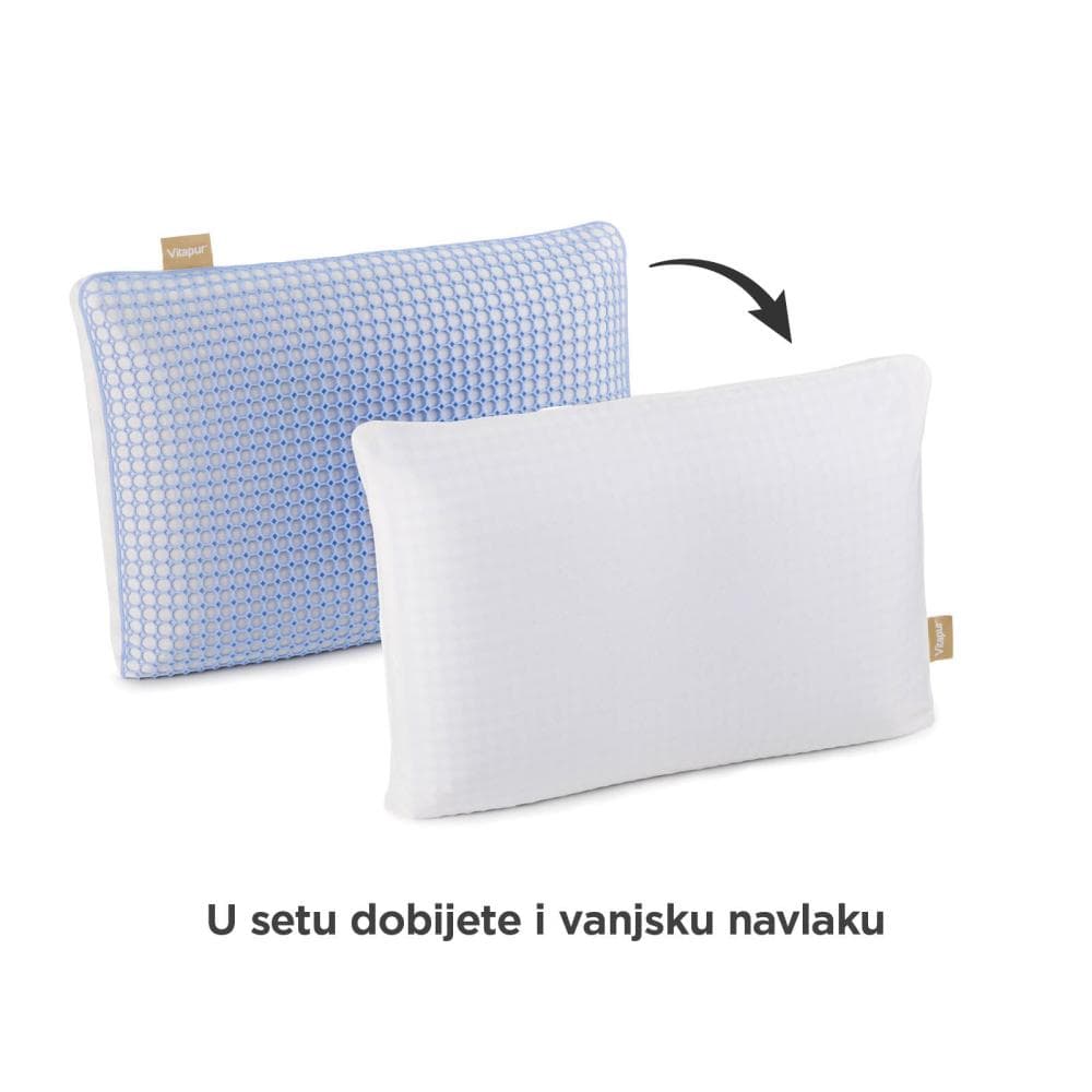 Jastuk MemoElite classic 50x70cm, kom Vitapur Akcija u trgovini Konzum