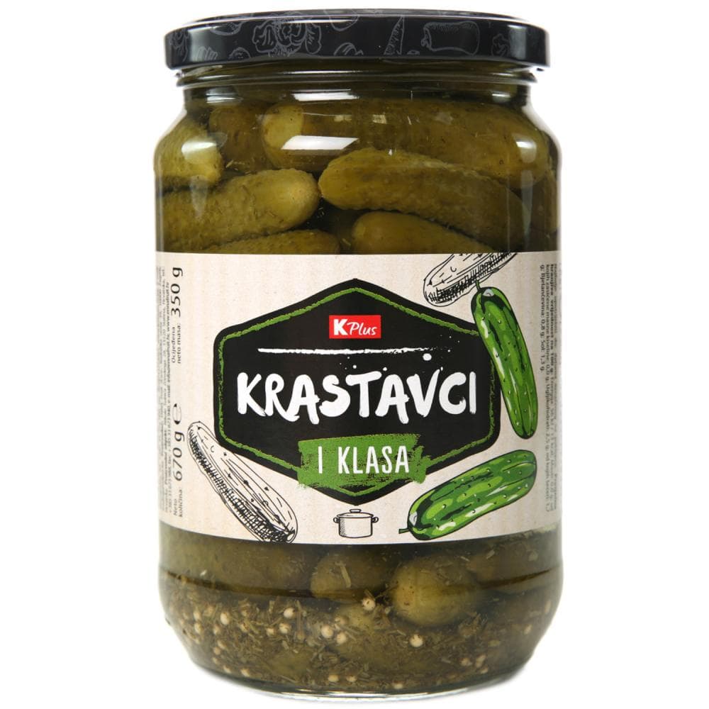 K Plus Krastavci 350g Akcija u trgovini Konzum