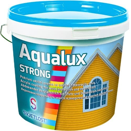 Specijalni premaz za drvo Aqualux Strong Akcija u trgovini Pevex