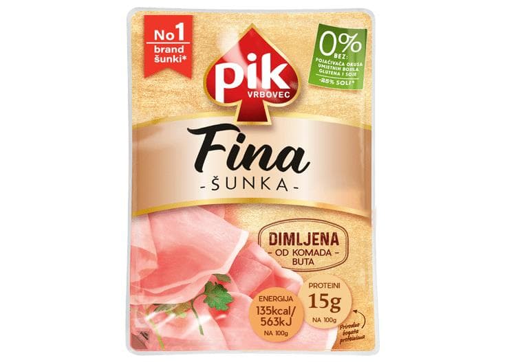 Pik Vrbovec šunka Fina 150 g Akcija u trgovini Studenac