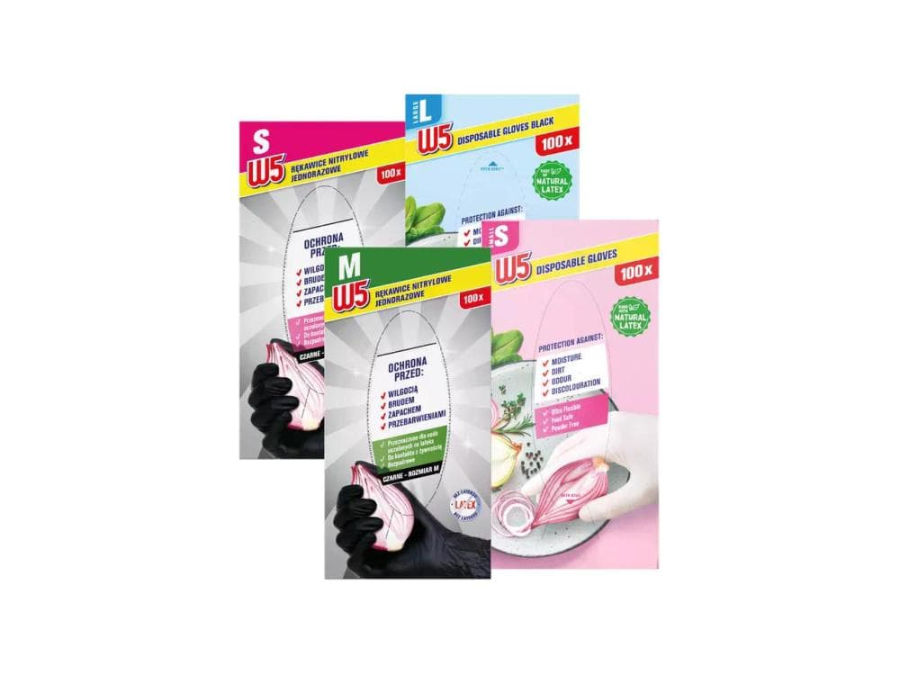 W5 Jednokratne rukavice 100 komada Akcija u trgovini Lidl