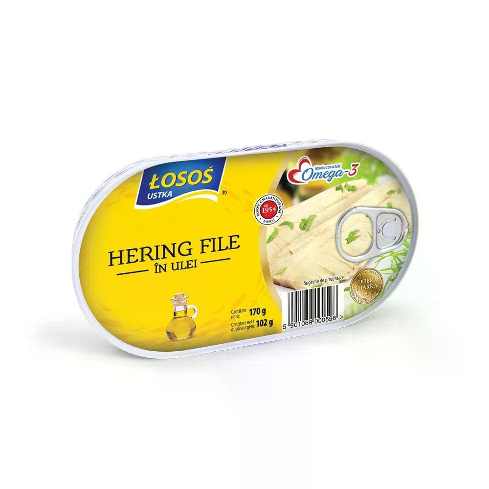 Losos fileti haringe u ulju 170 g Akcija u trgovini Pivac