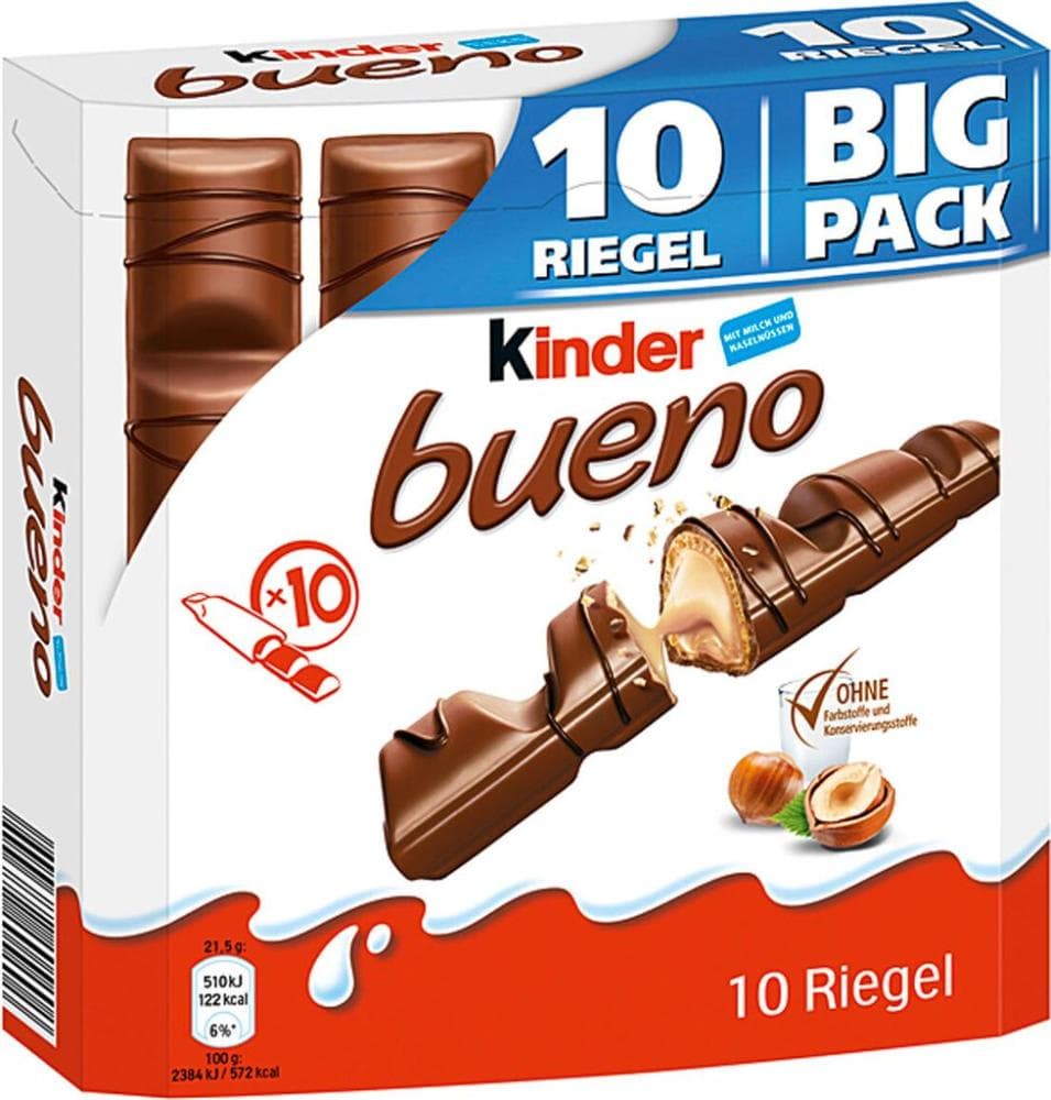 Kinder Bueno Classic 10 x 39 g Akcija u trgovini Lidl