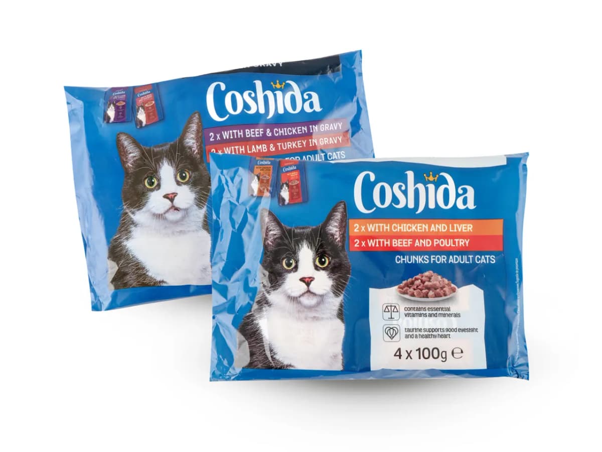 Coshida hrana za mačke 4 x 100 g Akcija u trgovini Lidl