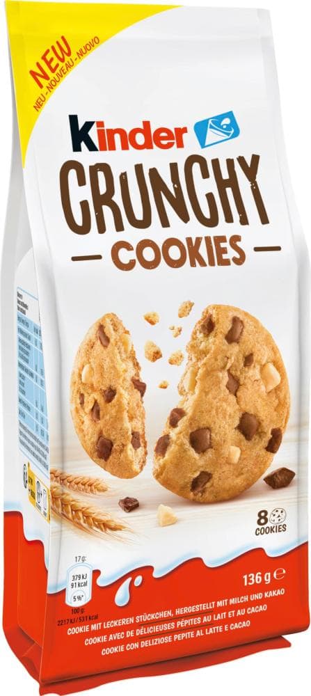 Kinder Crunchy Cookies 136 g Akcija u trgovini Kaufland