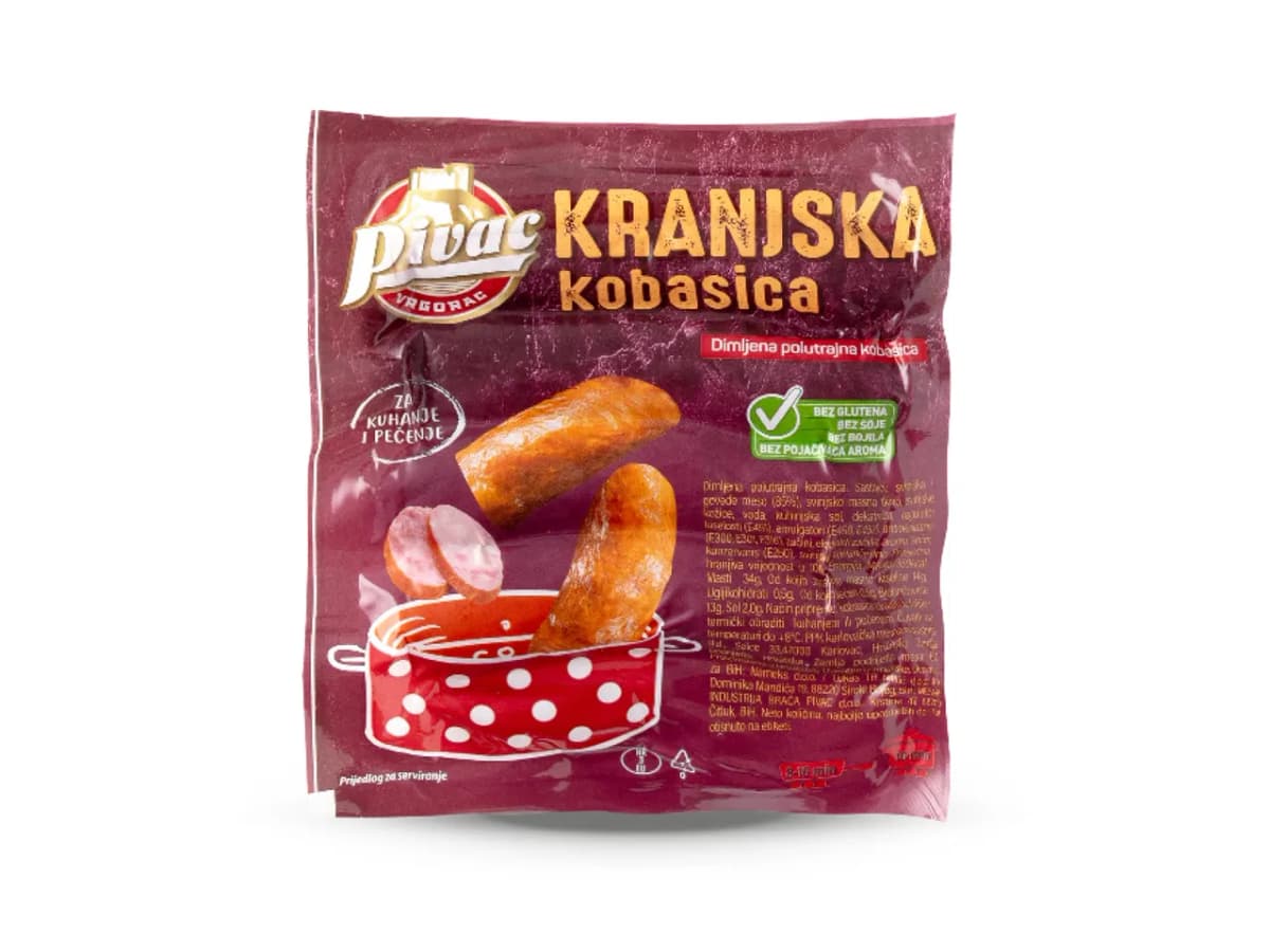 Kranjska kobasica Pivac cca 900 g Akcija u trgovini KTC