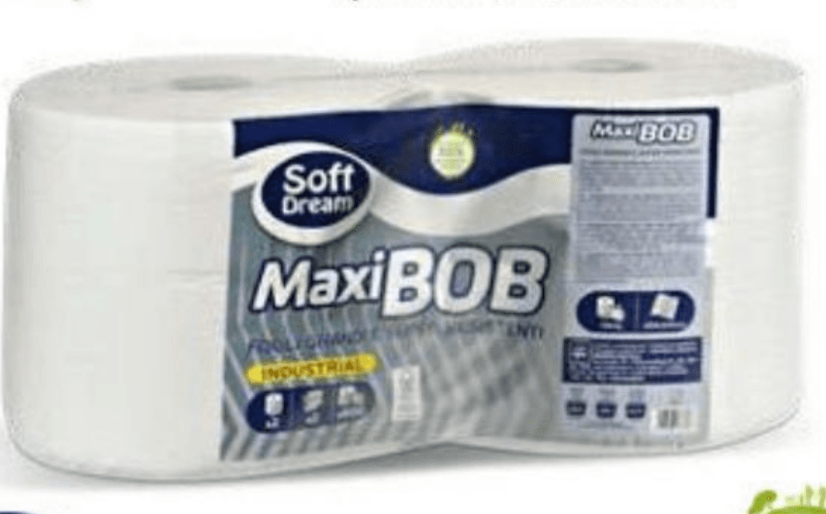 Soft Dream MaxiBOB papirnati ručnici 2 role (2 sloja, 800 listova) Akcija u trgovini Eurospin