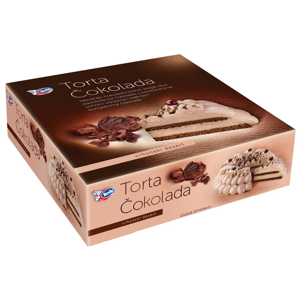 Sladoledna torta od čokolade 1 kg Ledo Akcija u trgovini Interspar