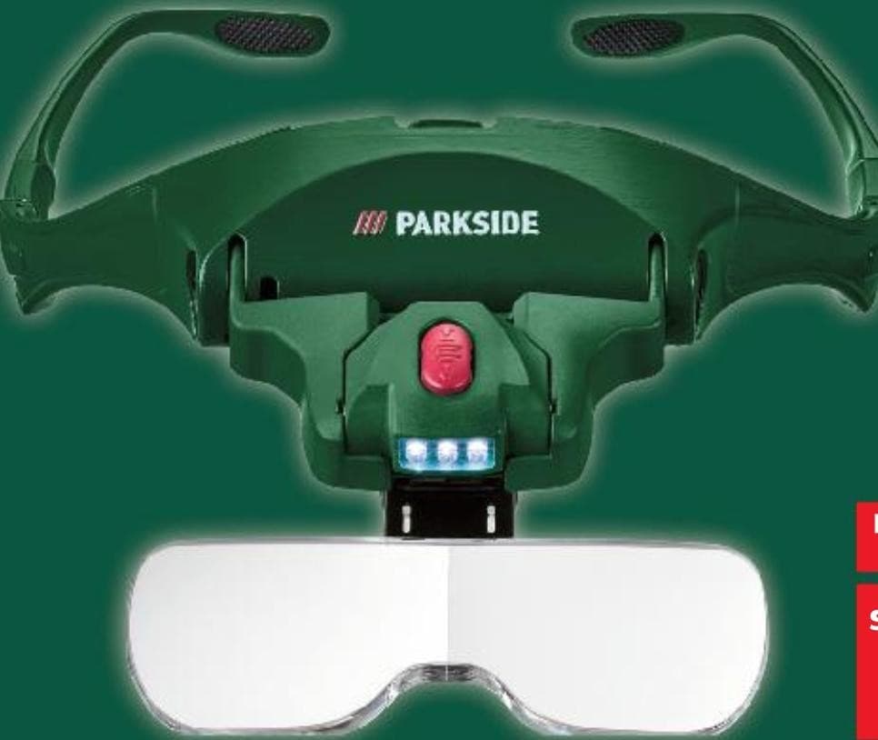 Parkside LED naočale sa povećalom komad Akcija u trgovini Kaufland