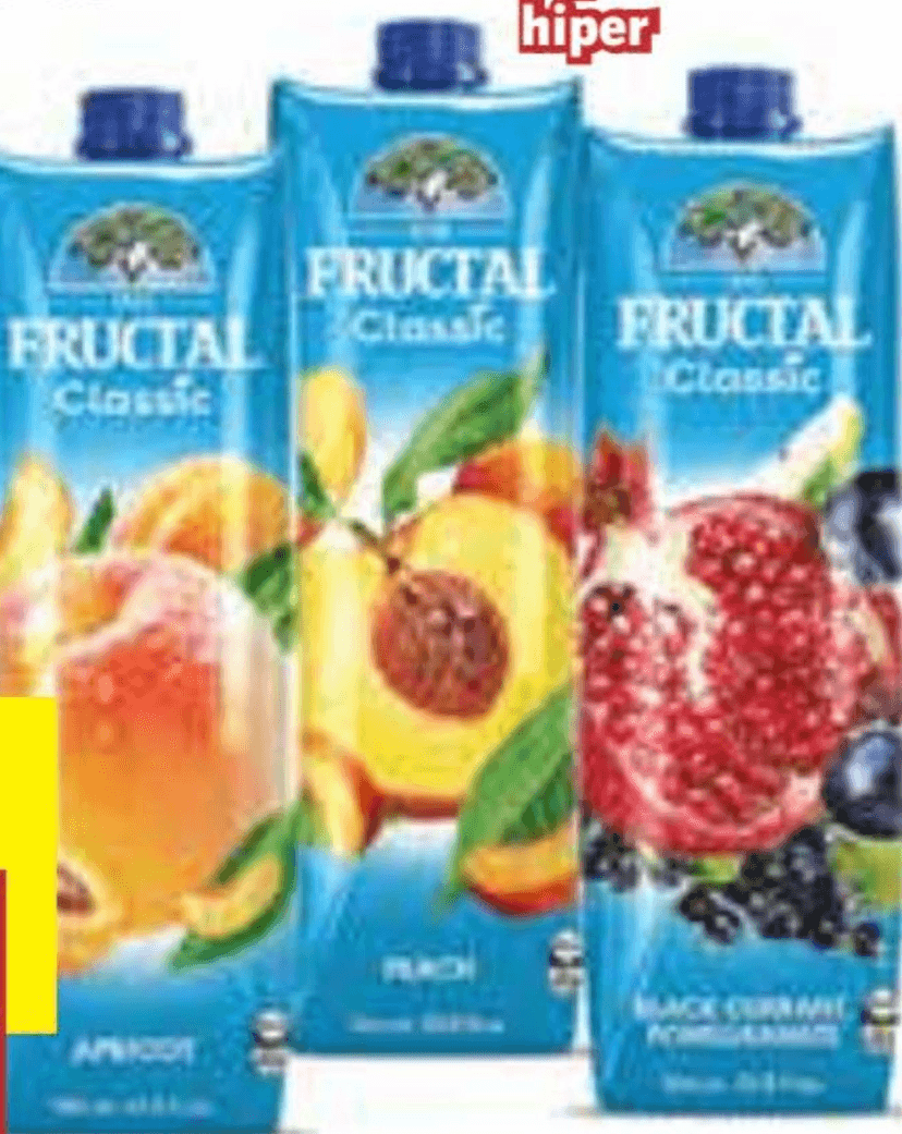 FRUCTAL Classic Negazirano piće 1l: Akcija (Ribola) 11.2.