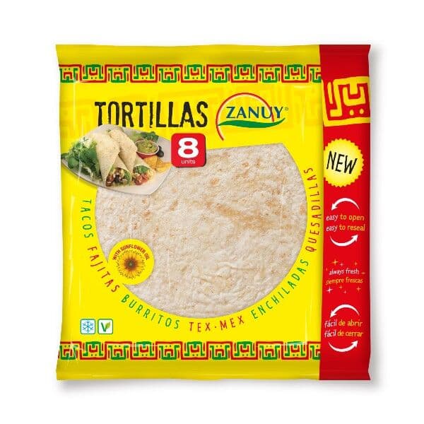 Zanuy tortilje 325 g, 8 kom Akcija u trgovini Studenac