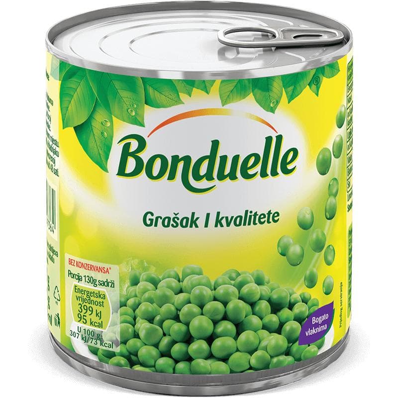 Bonduelle grašak 200 g Akcija u trgovini Bakmaz