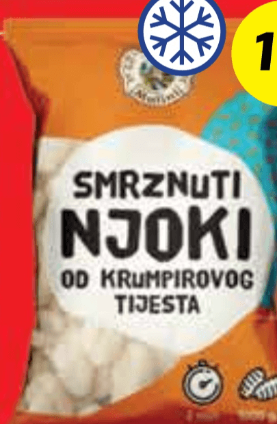 Plodine njoki 1 kg Akcija u trgovini Plodine