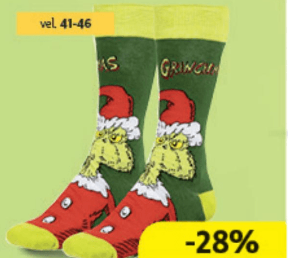 Grinch čarape Akcija u trgovini Plodine