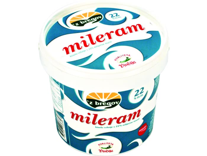 Kiselo vrhnje ili Mileram 'Z Bregov 900 g Akcija u trgovini Spar