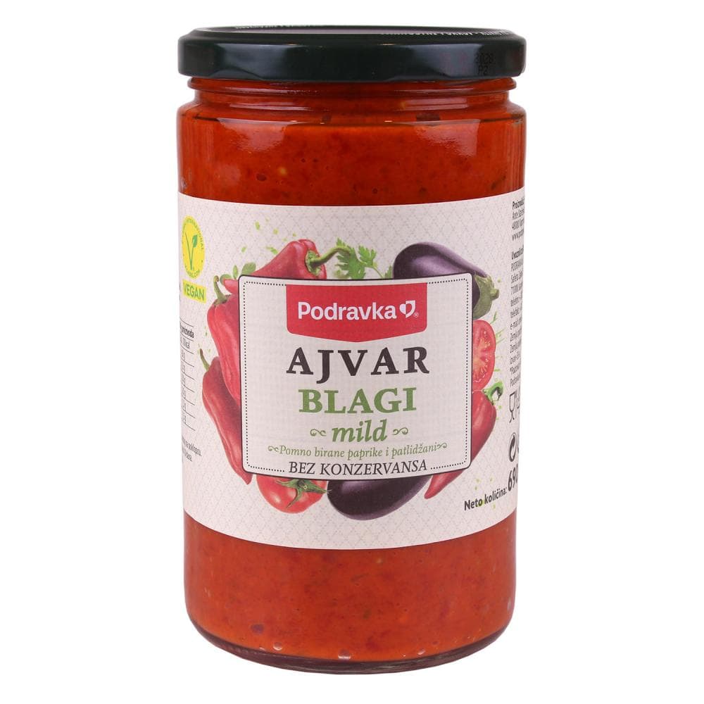 Podravka ajvar blagi ili ljuti 690 g Akcija u trgovini Plodine