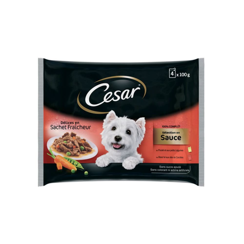 CESAR Hrana za pse Meso u umaku 4 x 100 g Akcija u trgovini Ribola