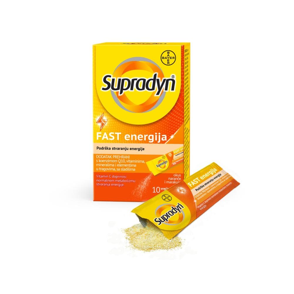 Supradyn Fast Energija 10 kom. Akcija u trgovini Dm