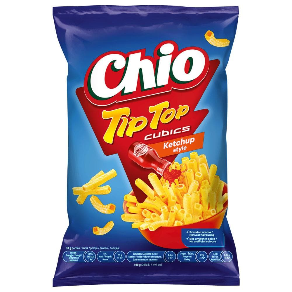 Chio Tip Top Cubics Ketchup 50 g Akcija u trgovini NTL