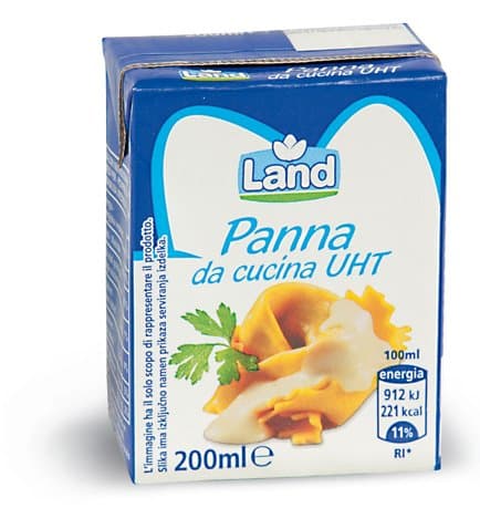 Vrhnje za kuhanje 200 ml Land Akcija u trgovini Eurospin