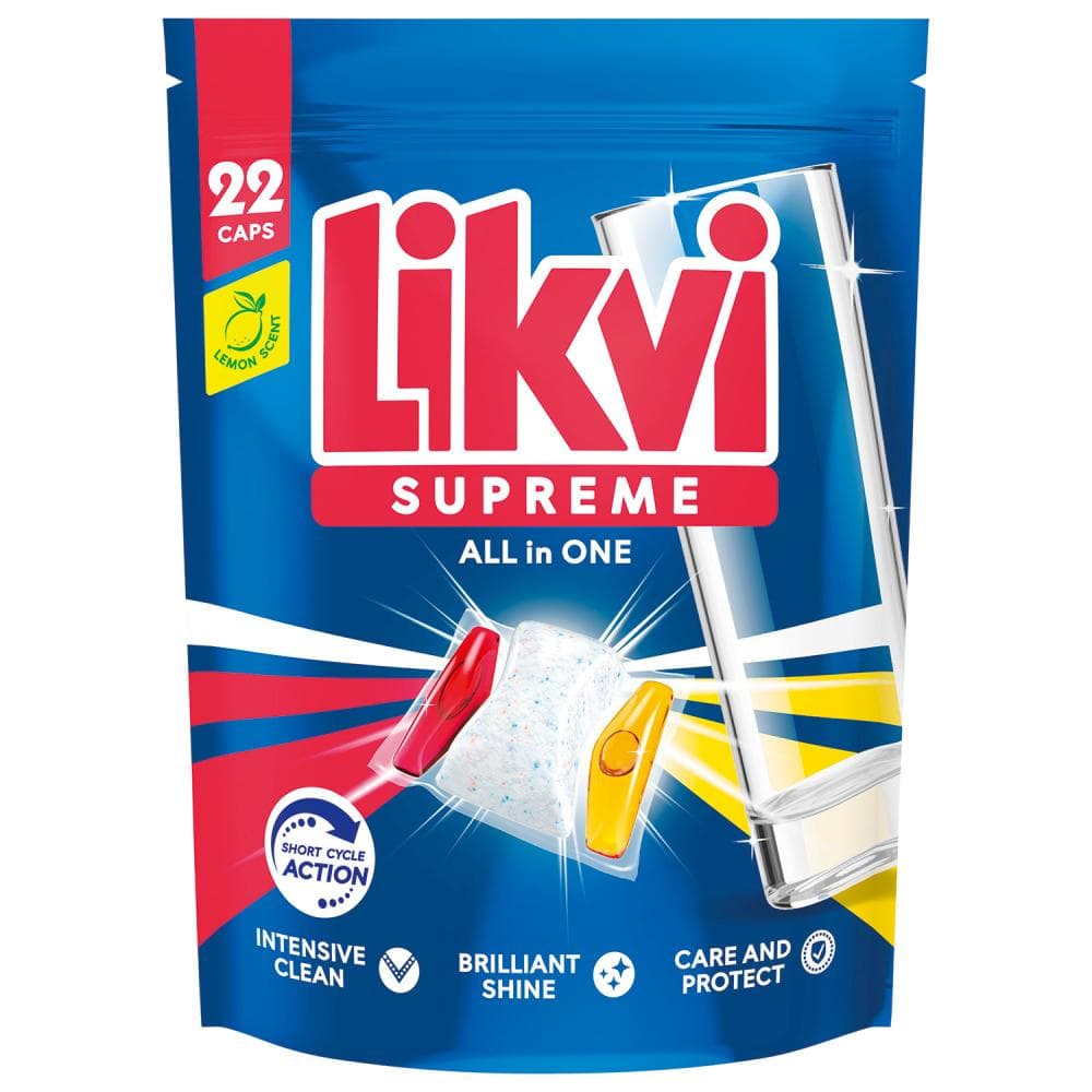Tablete za strojno pranje posuđa Likvi 22 kom Akcija u trgovini KTC
