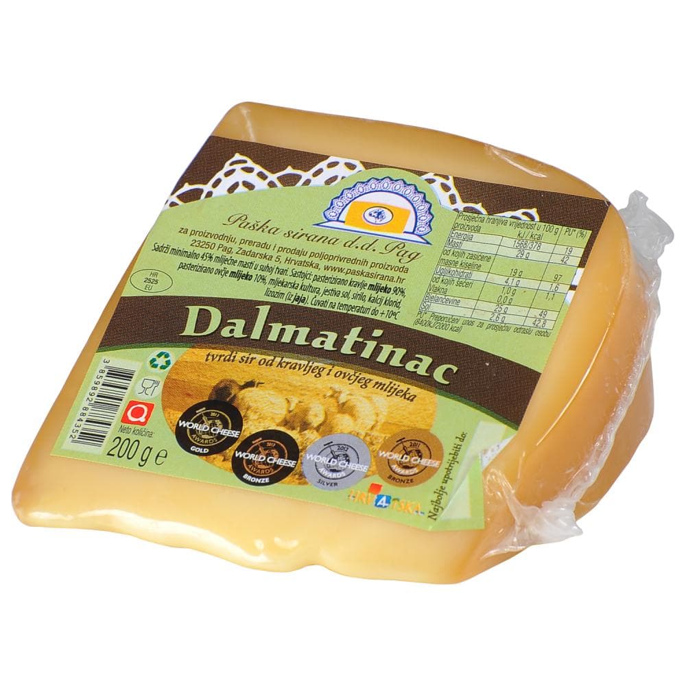 Paška sirana Sir Dalmatinac 200 g Akcija u trgovini Tommy