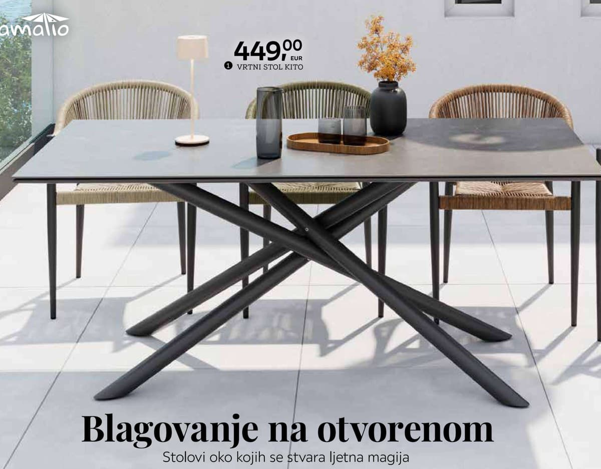Vrtni stol Kito Akcija u trgovini Lesnina