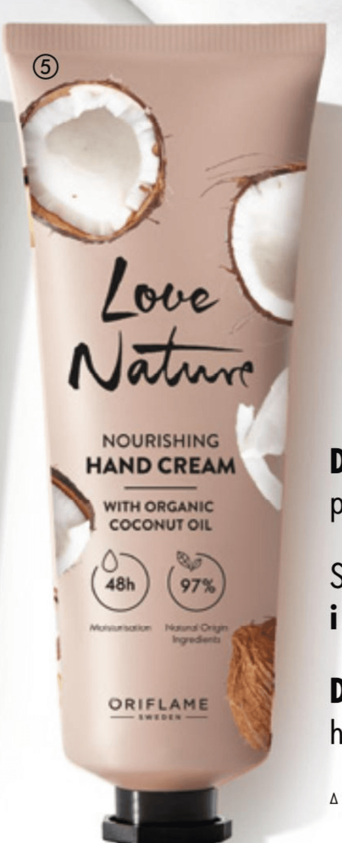 Love Nature hranjiva krema za ruke 75 ml Akcija u trgovini Oriflame
