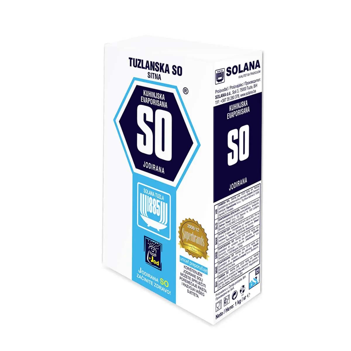 Tuzlanska sol kuhinjska 1 kg Akcija u trgovini NTL