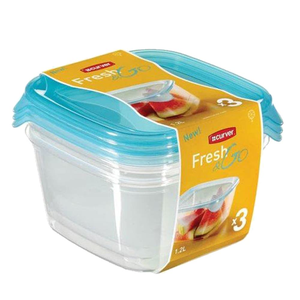 Pvc posuda za hranu 3u1, 2x1l + 2l Akcija u trgovini Plodine