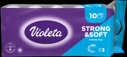 Violeta troslojni toaletni papir
