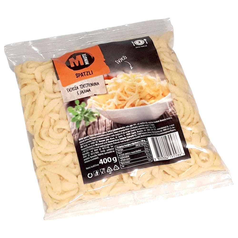Minute Spatzli svježa tjestenina 400g Akcija u trgovini Konzum