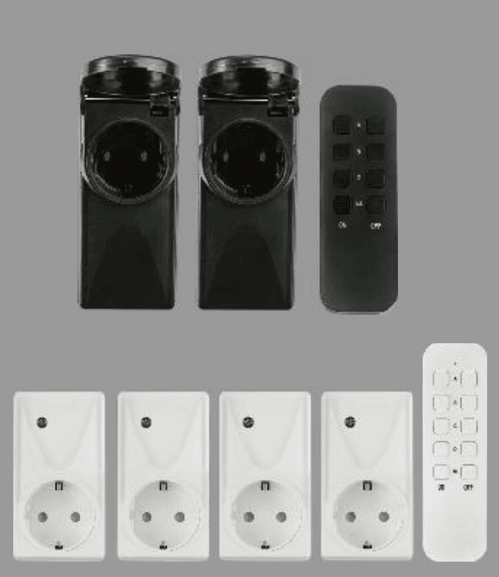 Set utičnica na daljinsko upravljanje set od 2 ili 4 komada SWITCH ON Akcija u trgovini Kaufland