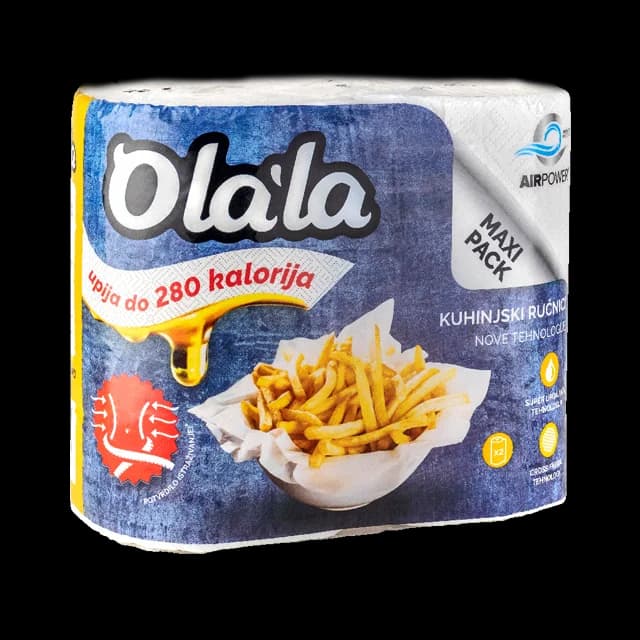Ola`la papirnati ručnici Calorie absorber 2/1 Akcija u trgovini KTC