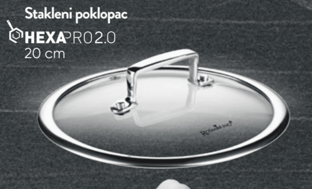 Stakleni poklopac Hexa Pro 2.0 20 cm Akcija u trgovini Spar