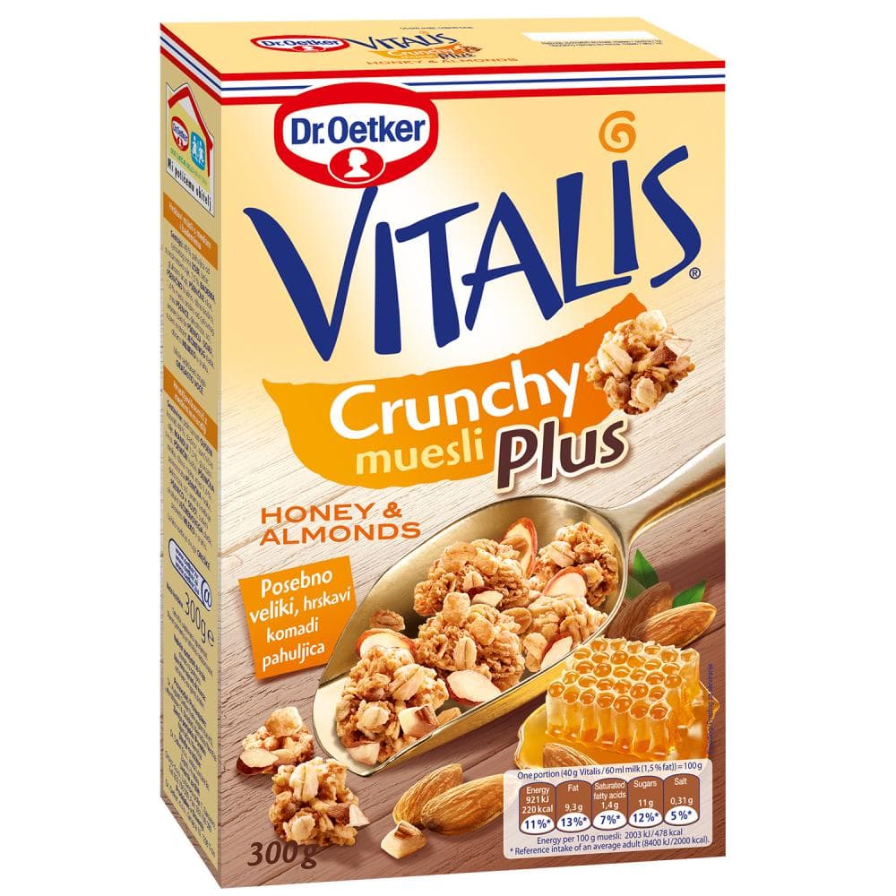 Vitalis crunchy muesli 300 g Dr. Oetker Akcija u trgovini Metro