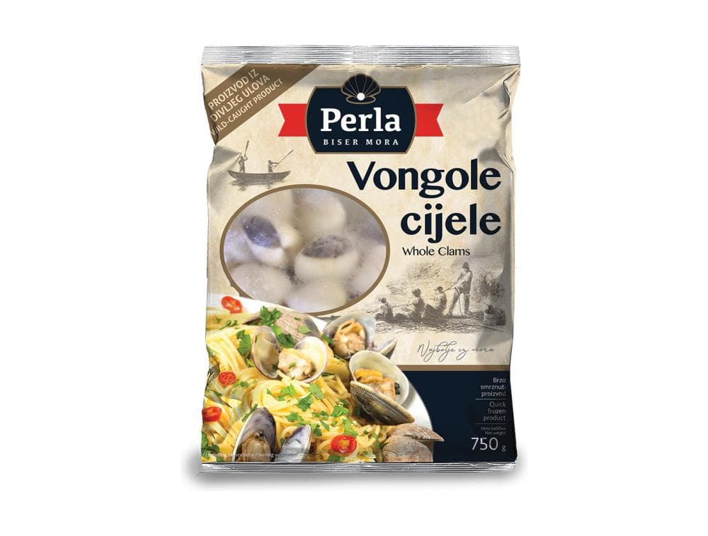 Perla Vongole cijele 750 g Akcija u trgovini Tommy