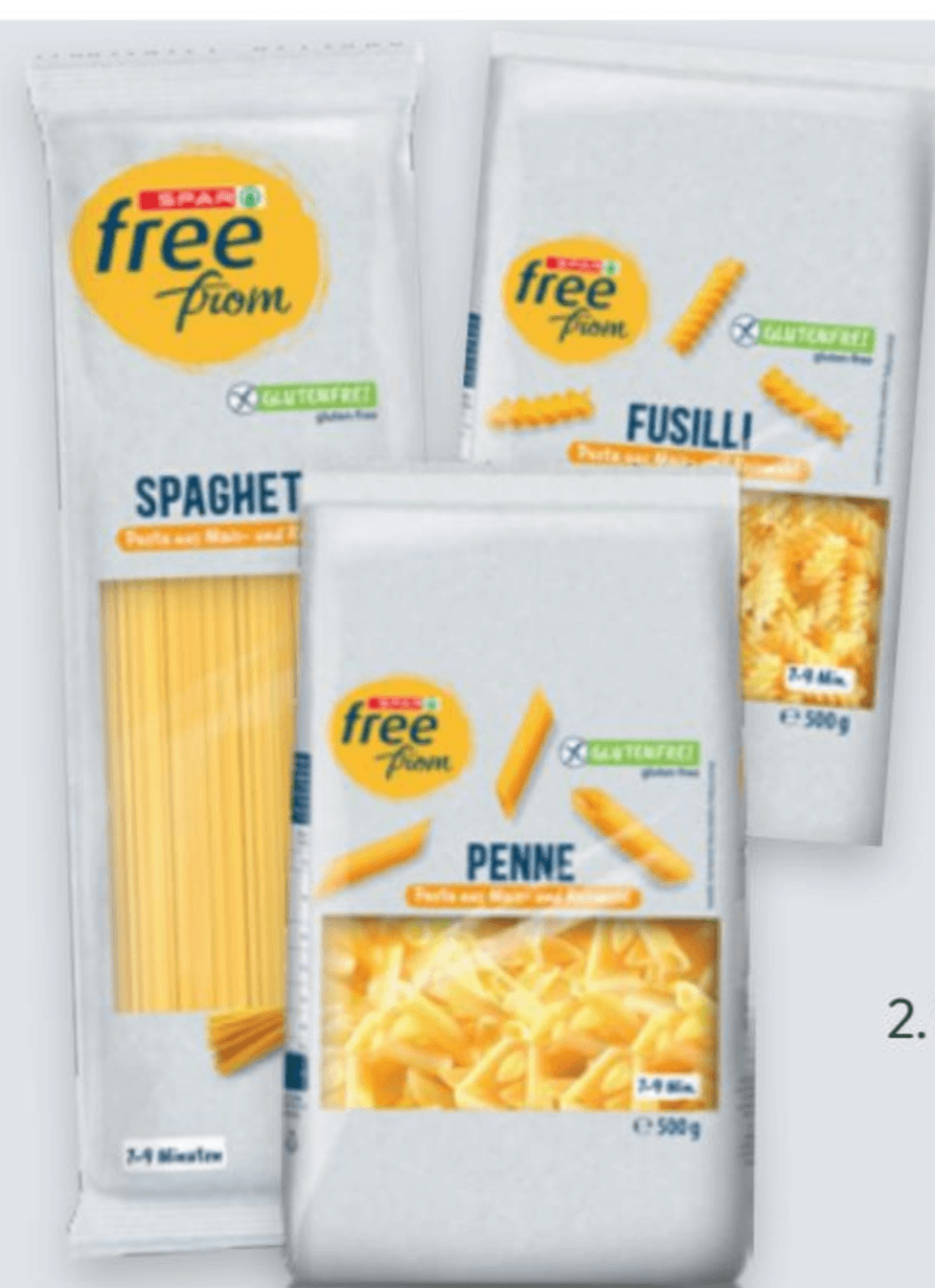 Tjestenina free from 500 g Akcija u trgovini Spar