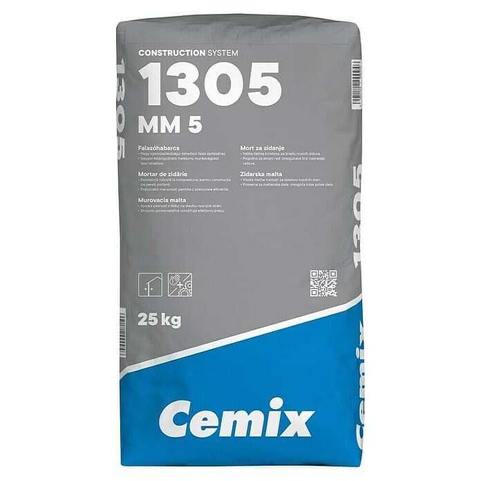Zidarski mort MM 5 25 kg Cemix Akcija u trgovini Bauhaus