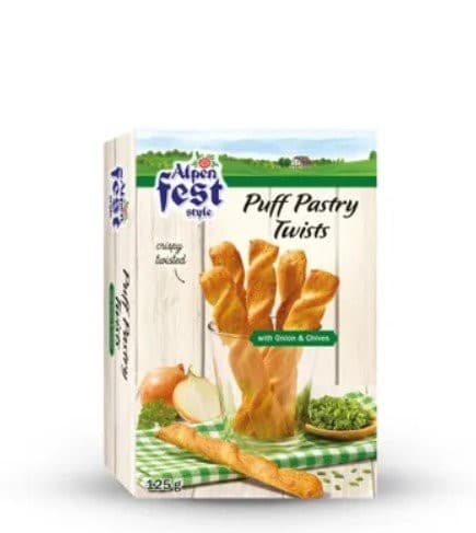 Alpenfest prutići od lisnatog tijesta 125 g Akcija u trgovini Lidl