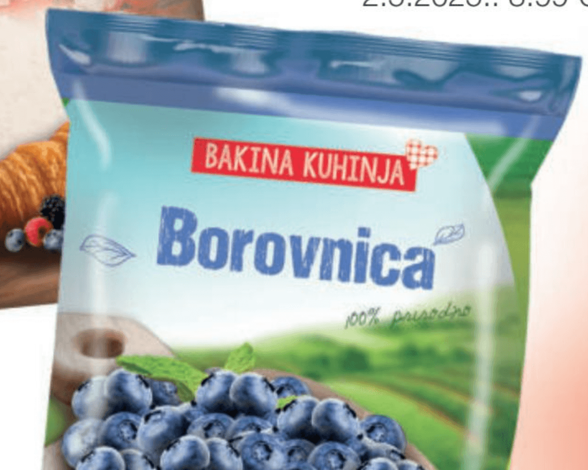 Borovnica 400 g Bakina kuhinja Akcija u trgovini Stanić Diskont