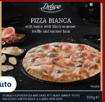 Deluxe Pizza bianca 390 g Akcija u trgovini Lidl