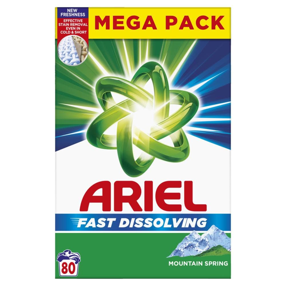 Deterdžent Ariel 80 pranja Akcija u trgovini Bakmaz