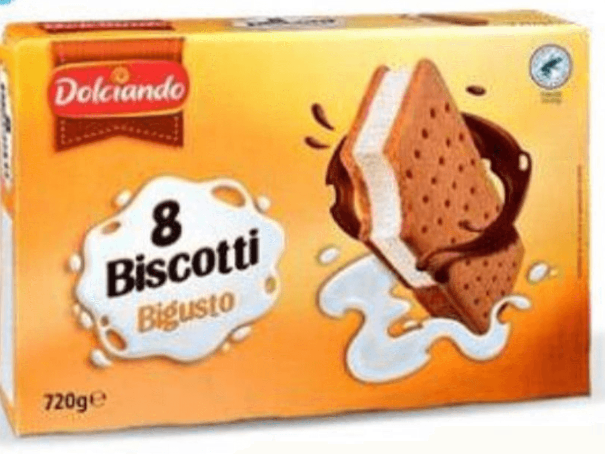 Dolciando sladoled sandwich vanilija kakao 8 kom / 280 g Akcija u trgovini Eurospin