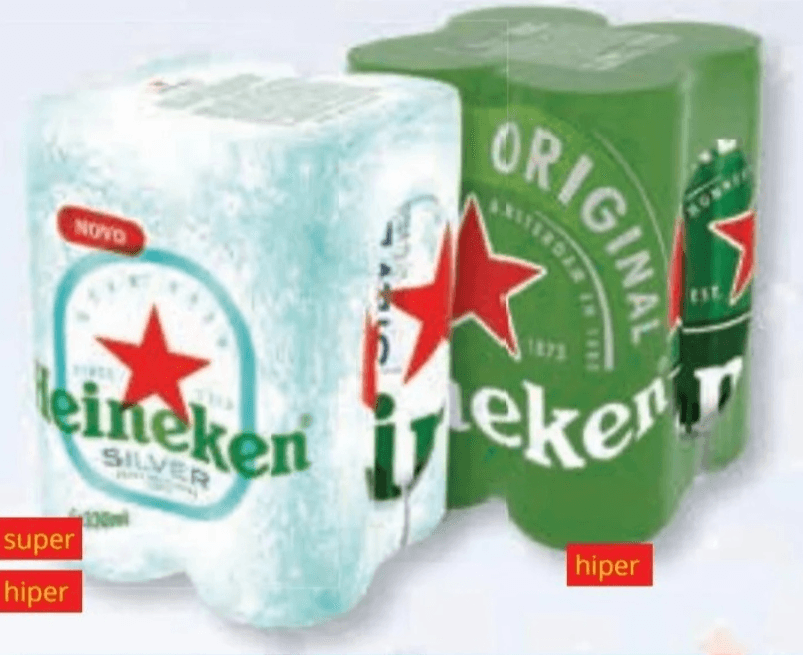 Heineken pivo 4 x 0.33 L Akcija u trgovini Ribola
