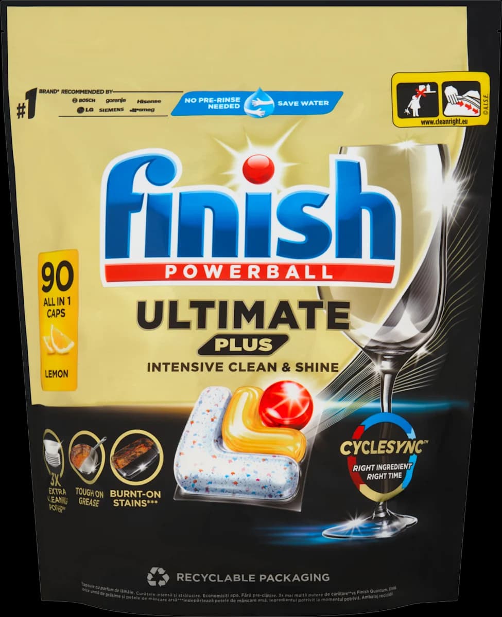 Finish Ultimate Plus tablete za pranje posuđa Lemon 90 kom. Akcija u trgovini Dm