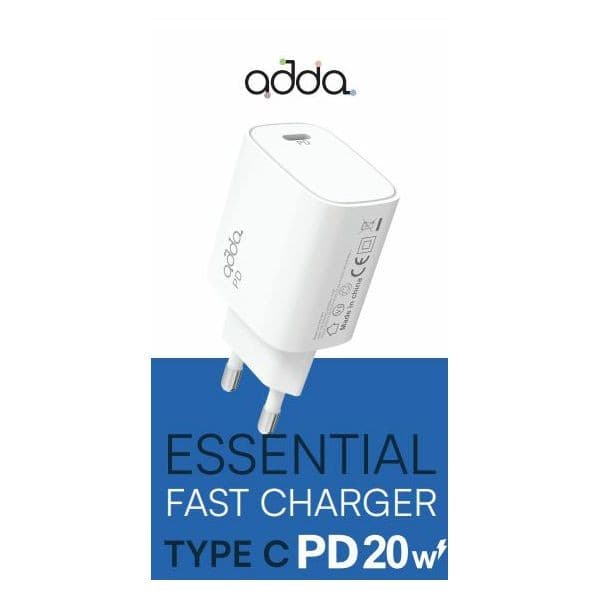 Adda Collins zidni punjač CH-005-wh. Fusion Fast Charger 1 kom Akcija u trgovini Ribola
