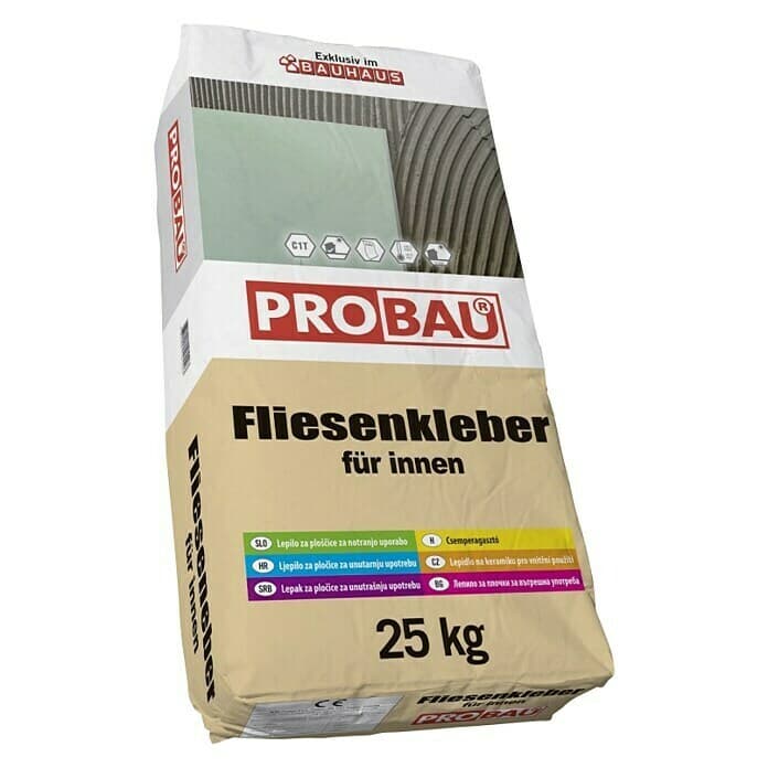 Ljepilo za pločice 25 kg PROBAU Akcija u trgovini Bauhaus