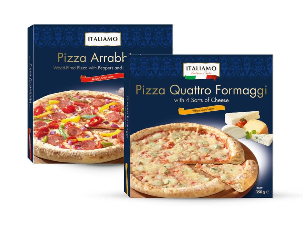 ITALIAMO Pizza iz krušne peći 350 g ili 400 g Akcija u trgovini Lidl