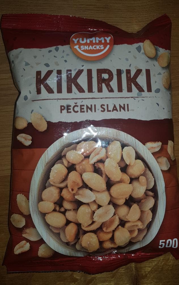 Yummy kikiriki pečeni slani 500 g Akcija u trgovini Kaufland